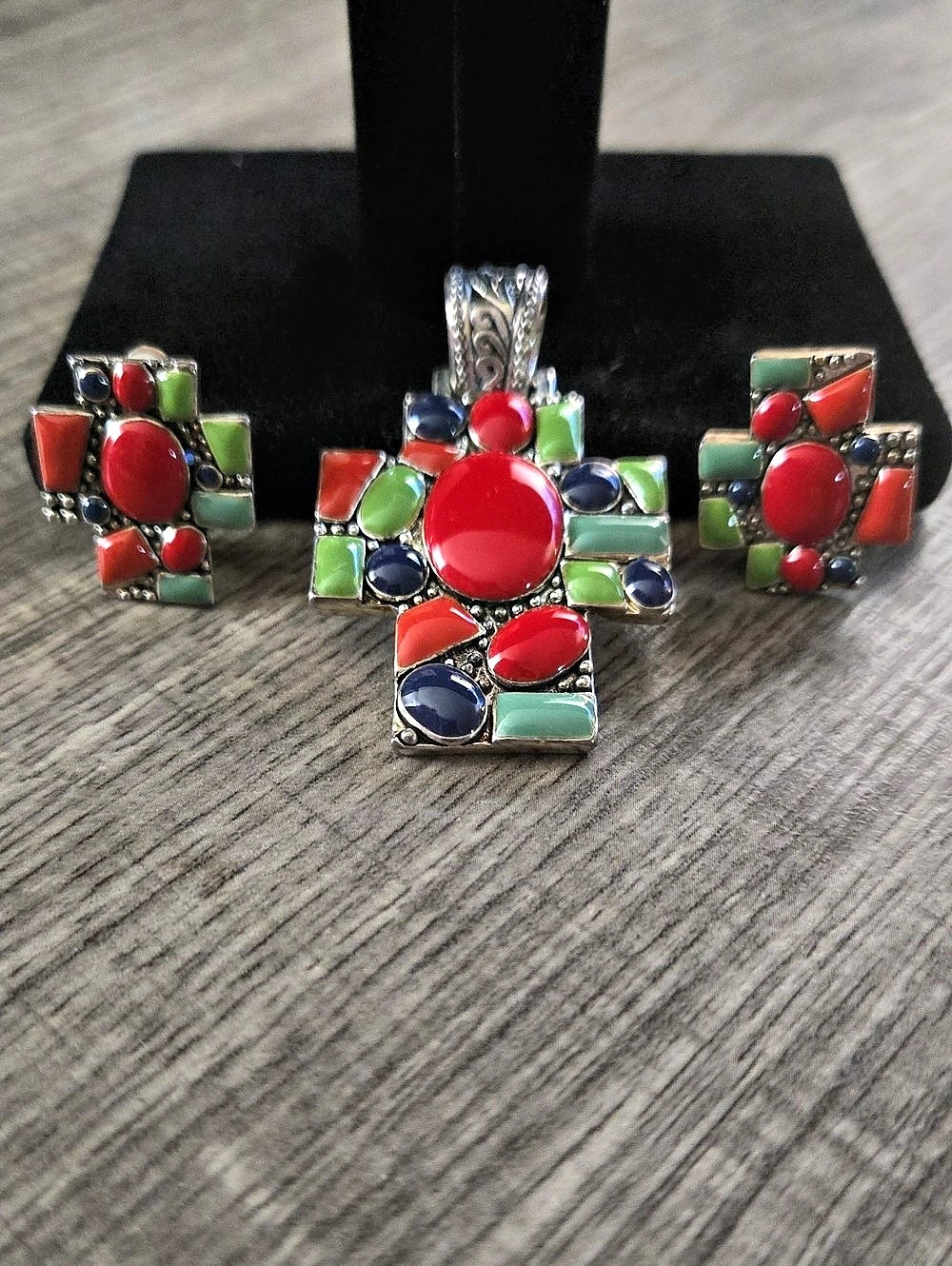 Multicolor Geometric Jewelry Set